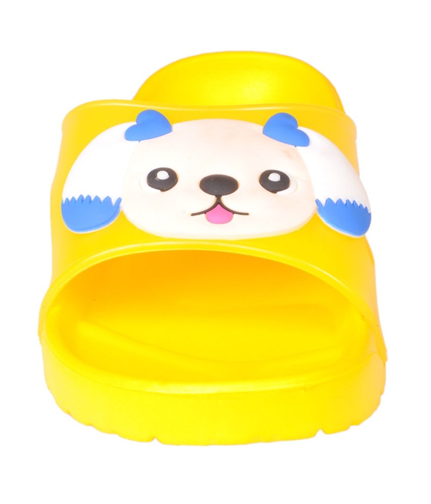 happy home slippers yellow the label