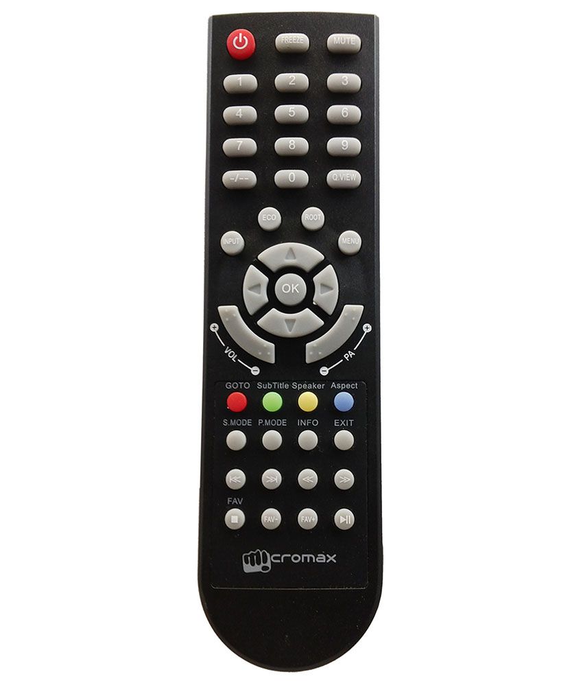 Buy Micromax TV Remote Online at Best Price in India - Snapdeal