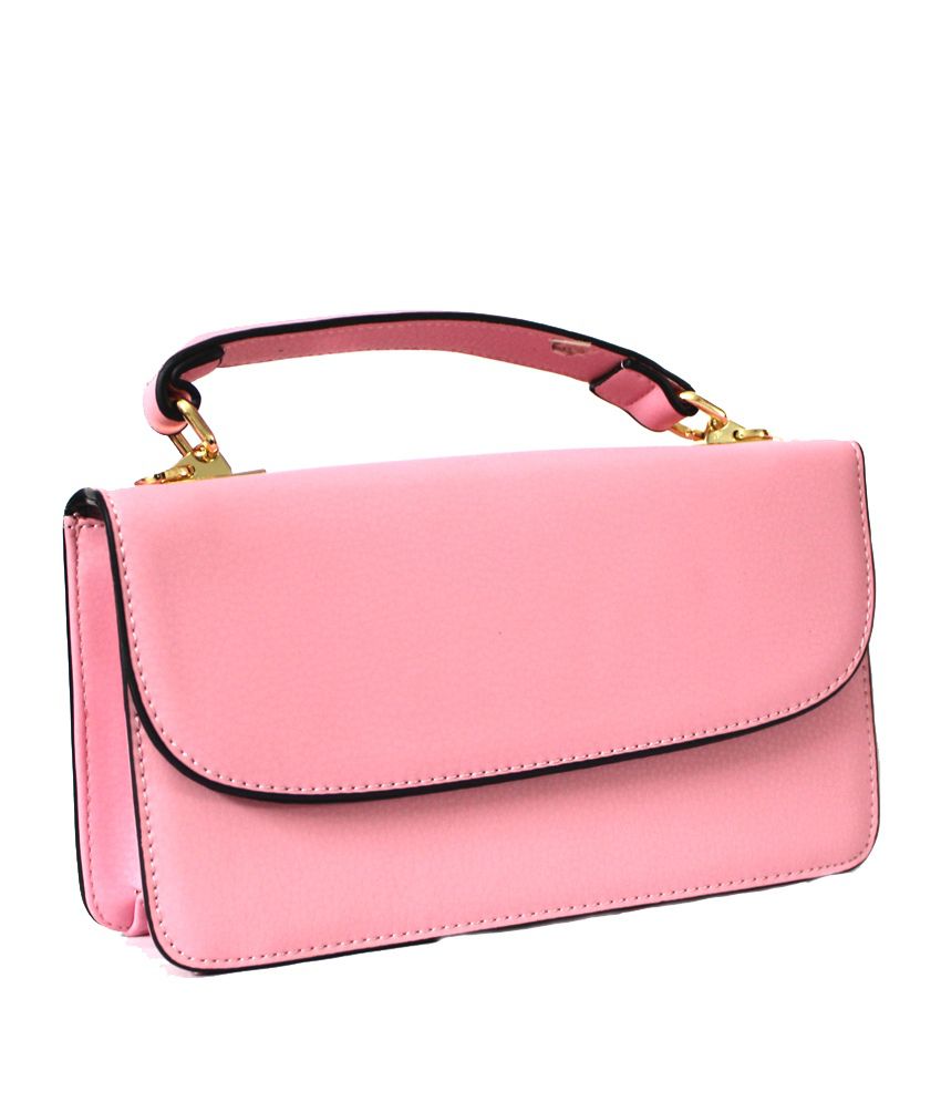 ColorsInc Pink Sling Bag - Buy ColorsInc Pink Sling Bag Online at Best ...