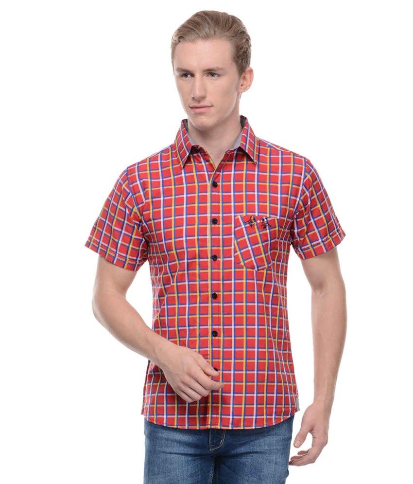 Swiss Polo Red Polyester Shirt - Buy Swiss Polo Red Polyester Shirt ...