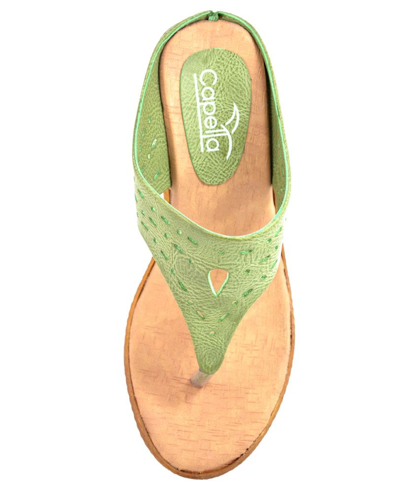 Capella Green Wedge Heels Price in India- Buy Capella Green Wedge Heels Online at Snapdeal