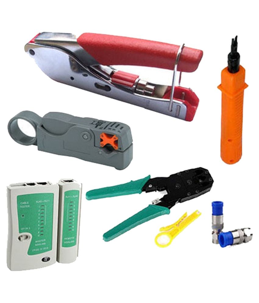 Remax Impex Compression Tool Rg6 Wire Stripper Lan Tester 10 piece Remax Impex Compression Tool Rg6 Wire Stripper Lan Tester 10 piece