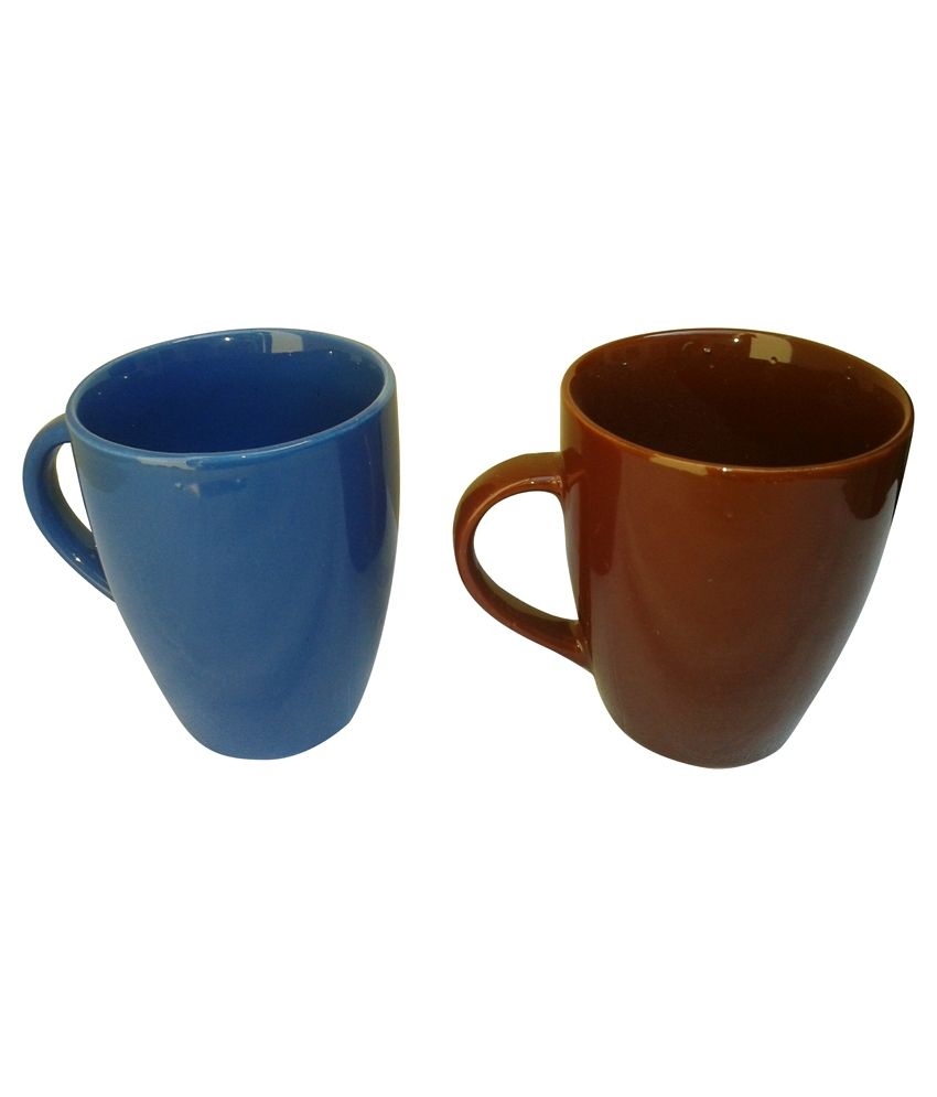 Cdi Brown And Blue Coffee Mug Set Of 2 Online At Best Price Cdi Brown And Blue Coffee Mug Set Of 2