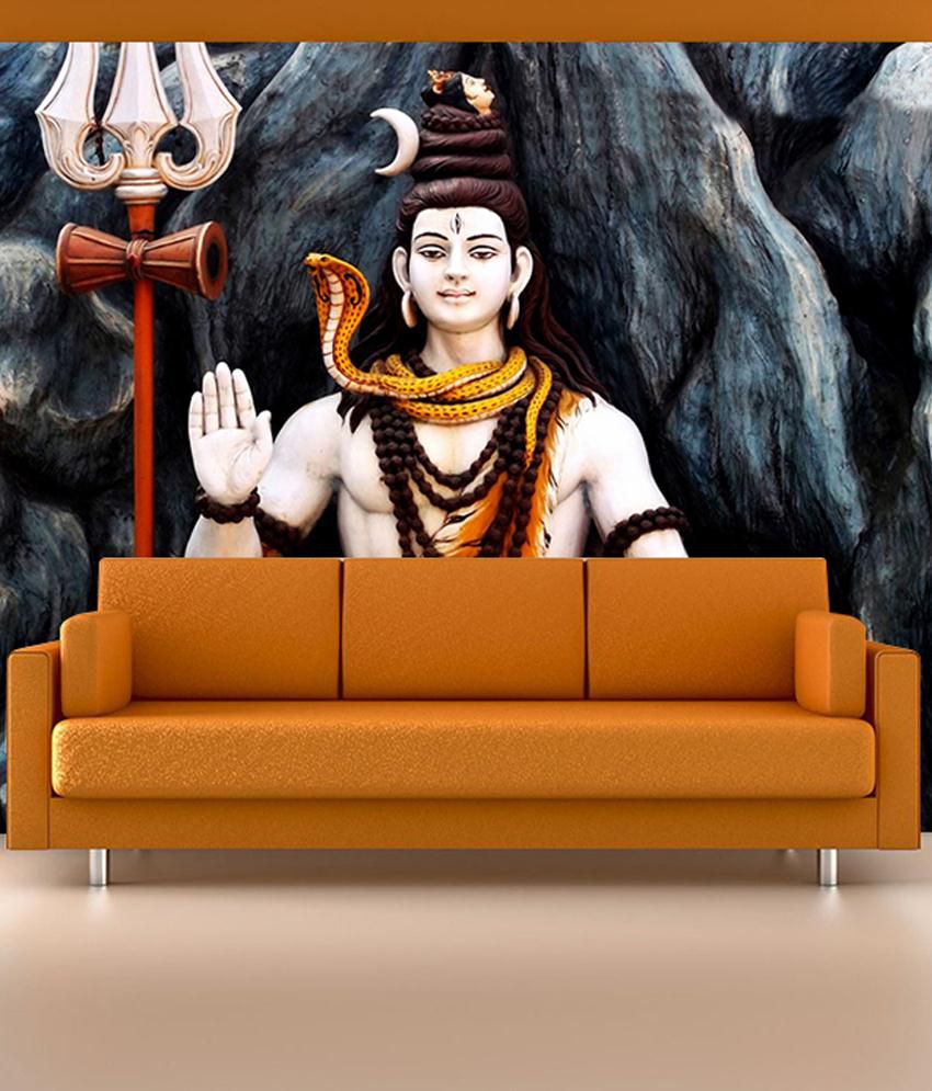 FineArts Digitally Printed Wallpaper - Lord Shiva: Buy FineArts Digitally  Printed Wallpaper - Lord Shiva at Best Price in India on Snapdeal