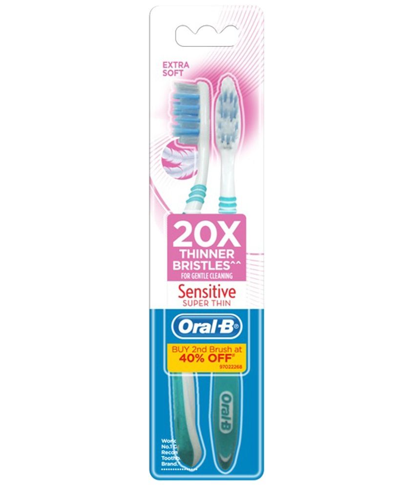 thin bristle toothbrush