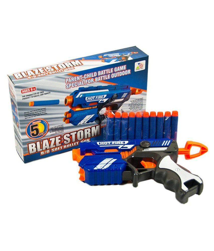 Blaze Storm Multicolour Bullet Gun