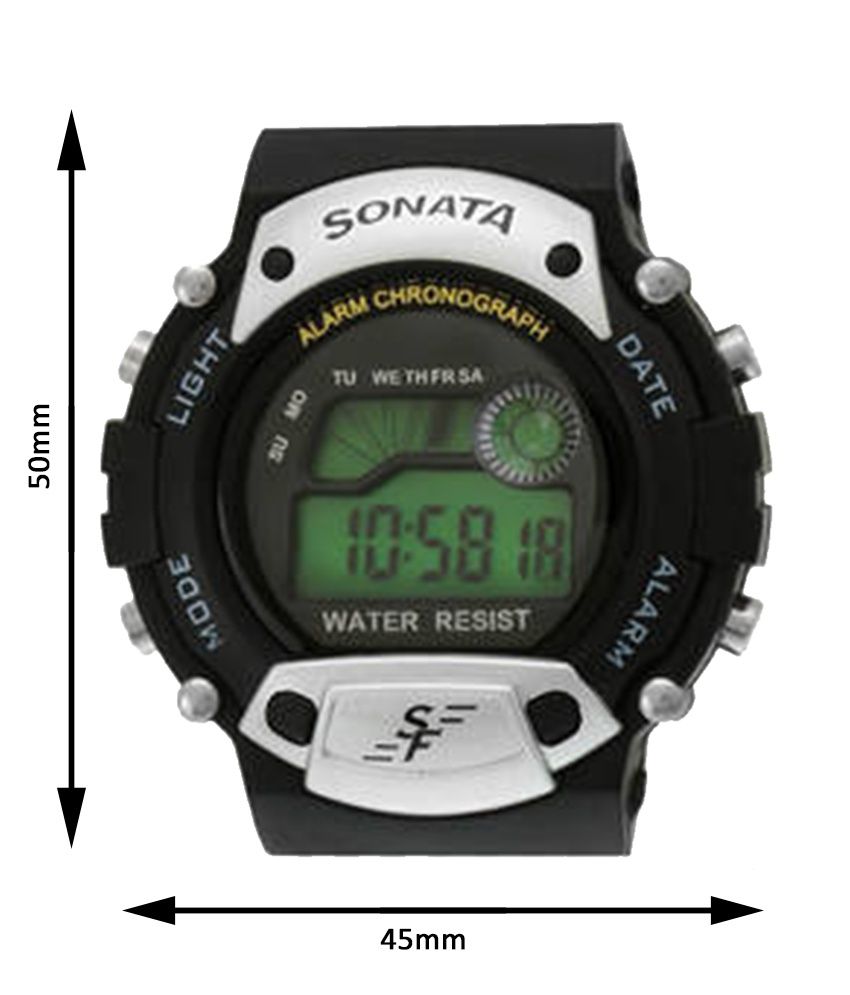 sonata led watch