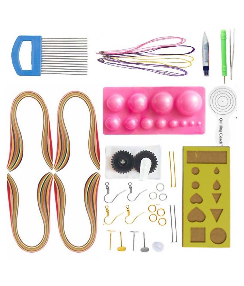 Art and Craft Creations Multicolour Advanced Quilling Kit 22 Pcs Buy Art and Craft Creations