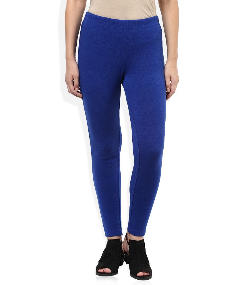 Global Desi Blue Leggings Price in 