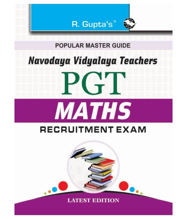     			Navodaya Vidyalaya: PGT (Math) Recruitment Exam Guide