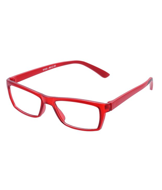 Aks Full Rim Red Glasses - Buy Aks Full Rim Red Glasses Online at Low ...