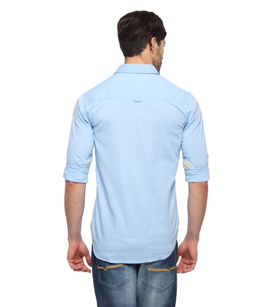 Rockstar Jeans Blue Blended Cotton 