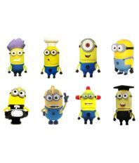 Quace Minion Family 4 GB Pen Drives Yellow