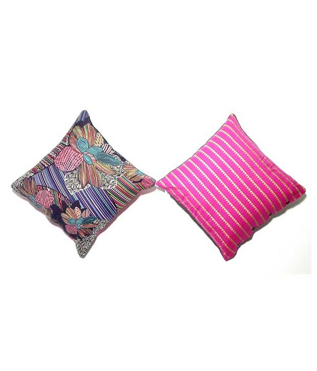 Jaipur Mela Multicolor Cotton Cushion Covers Pack Of 2 Buy Online at