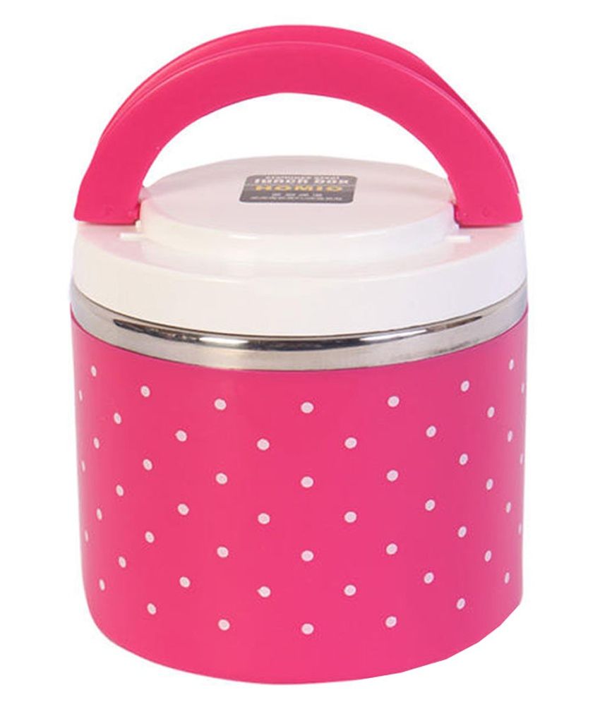 cute pink lunch box