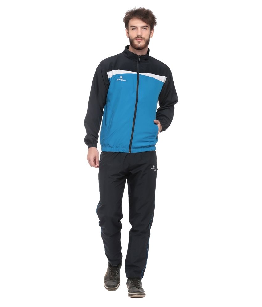 Sport Sun Black Polyester Tracksuit Buy Sport Sun Black Polyester