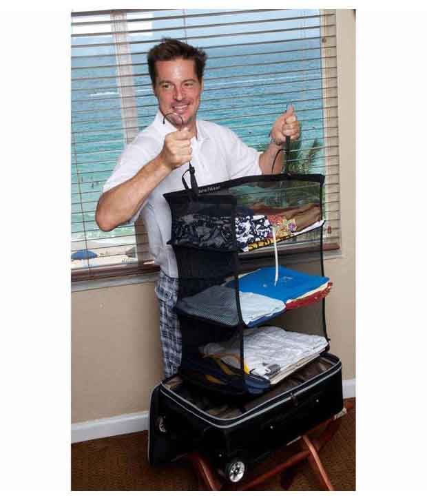 packable shelves suitcase organizer