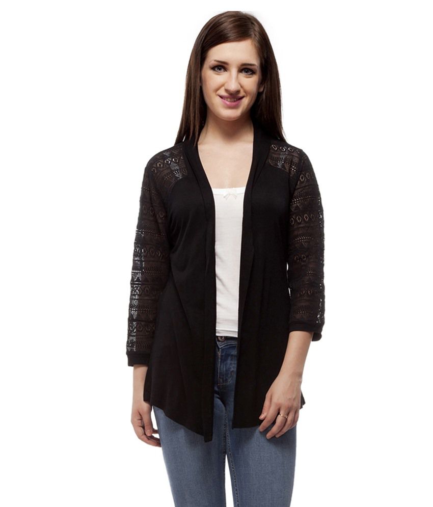 Buy Peptrends Black Net Shrugs Online at Best Prices in India - Snapdeal