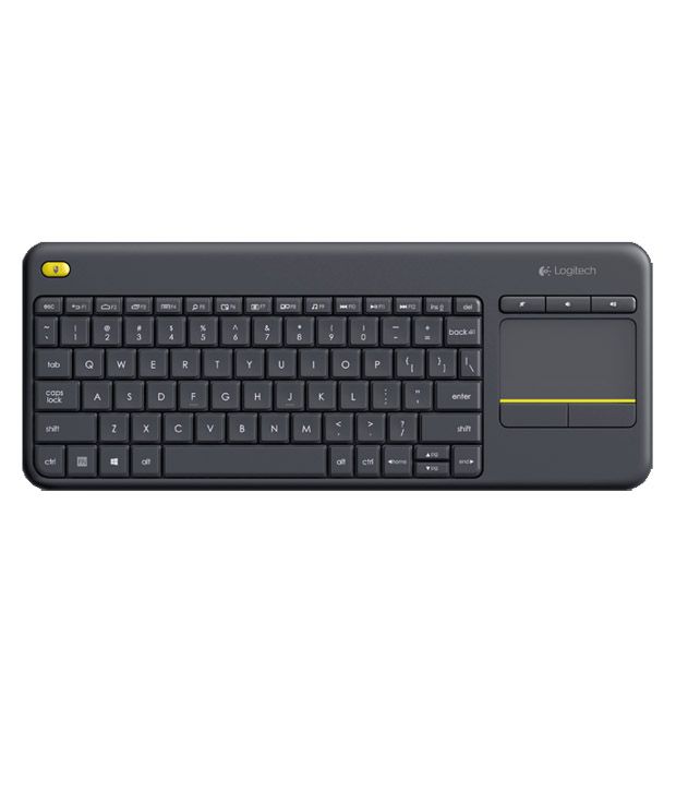     			Logitech K400 Plus Wireless Touch TV Keyboard with Easy Media Control and Built-In Touchpad