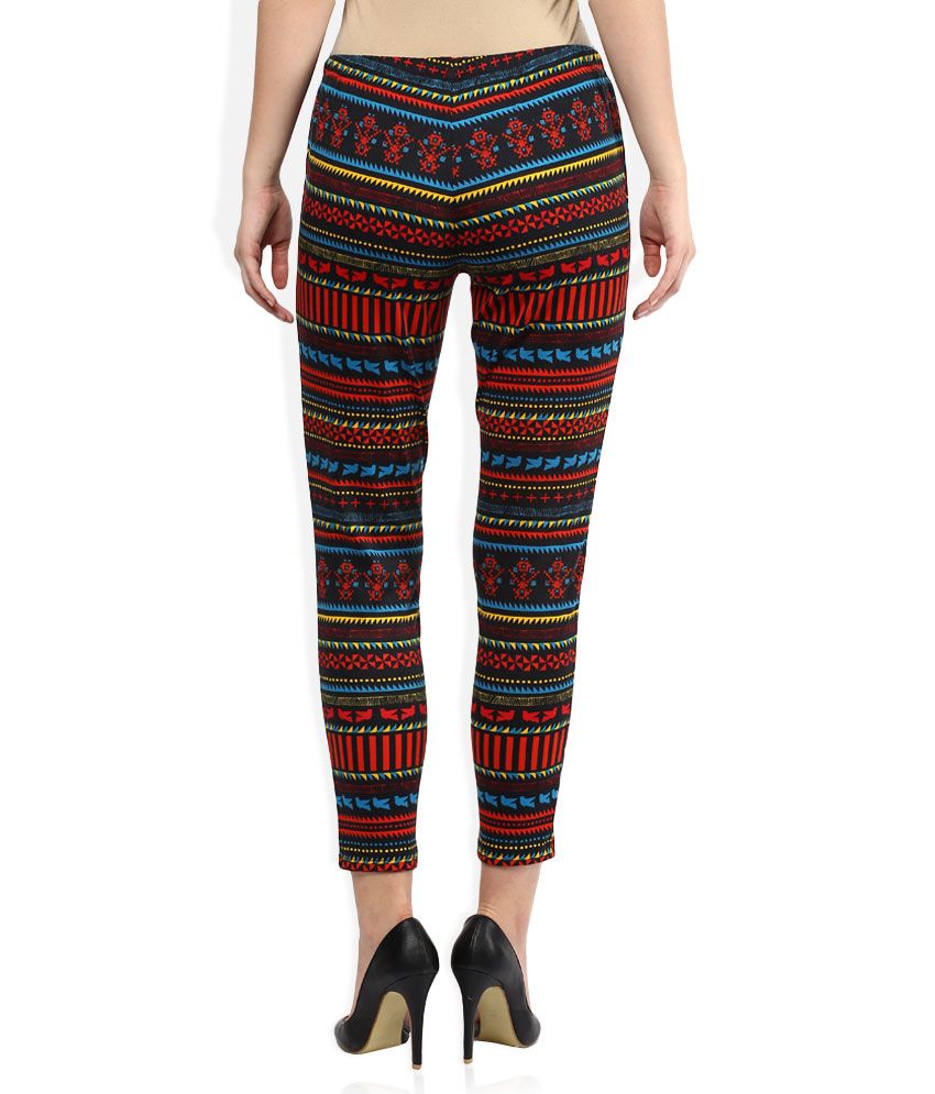 Global Desi Multi Colored Leggings Price in India Buy Global Desi