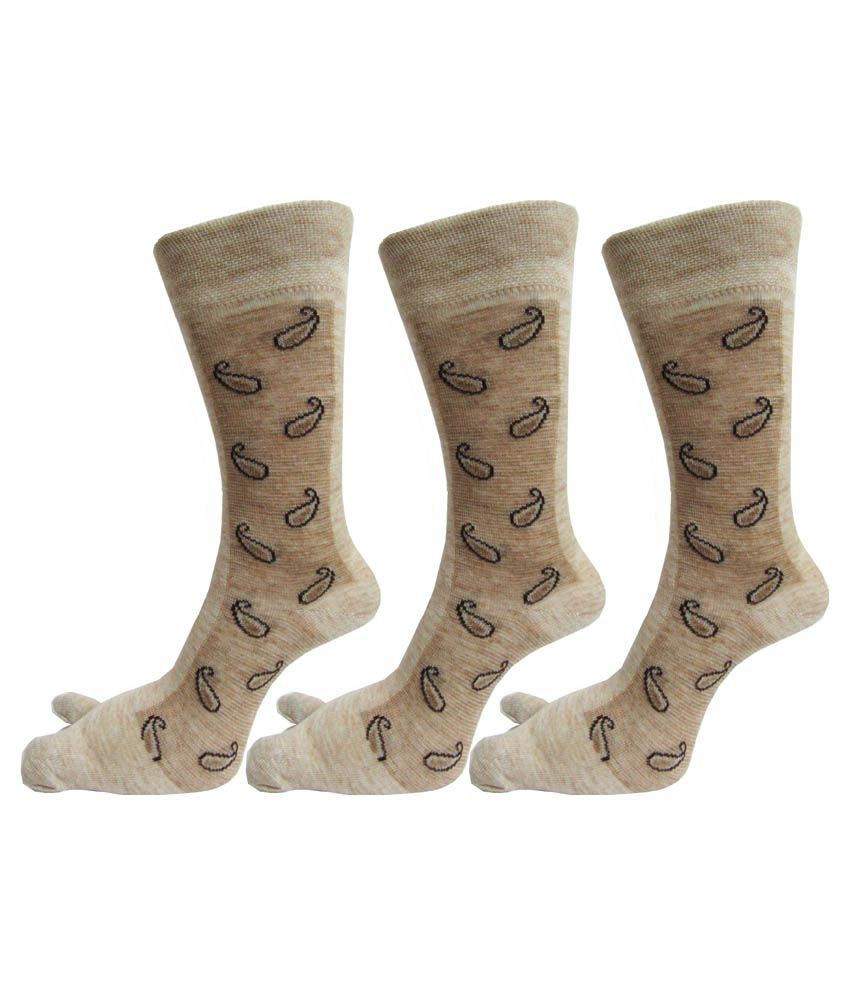     			Rc. Royal Skin Color Woolen Thumb Women's Winter Socks (Pack of 3)