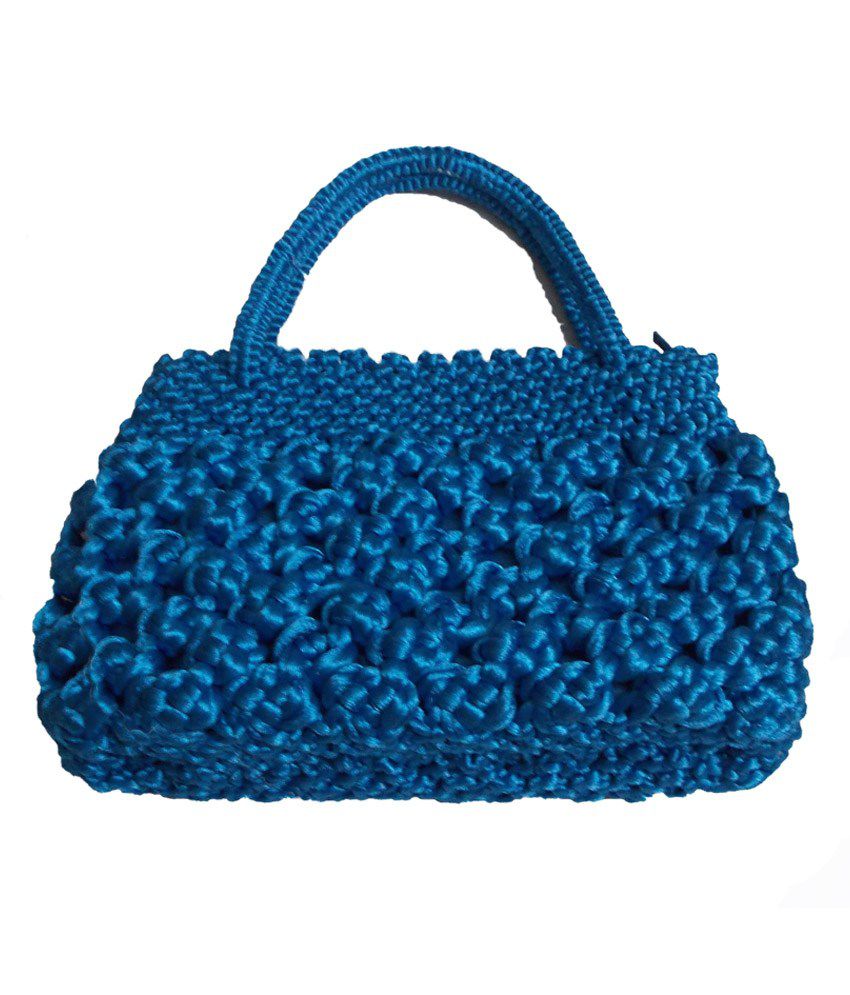 Rosy Blue Hand Bag - Buy Rosy Blue Hand Bag Online at Best Prices in ...