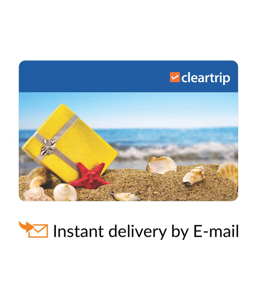 For 2550/-(15% Off) Cleartrip E-Gift Card @ 2550 (15% off) at Snapdeal