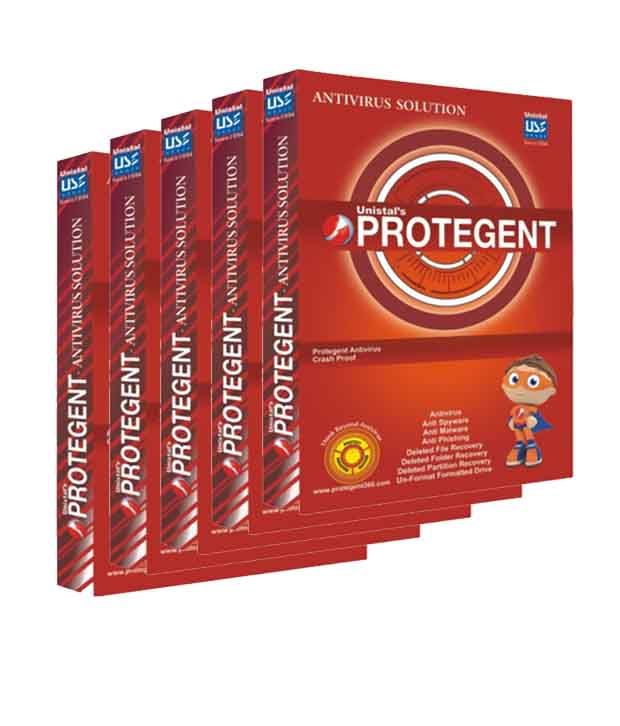 Protegent Antivirus With Data Recovery Pack Of 5 5 Pc 5 Years