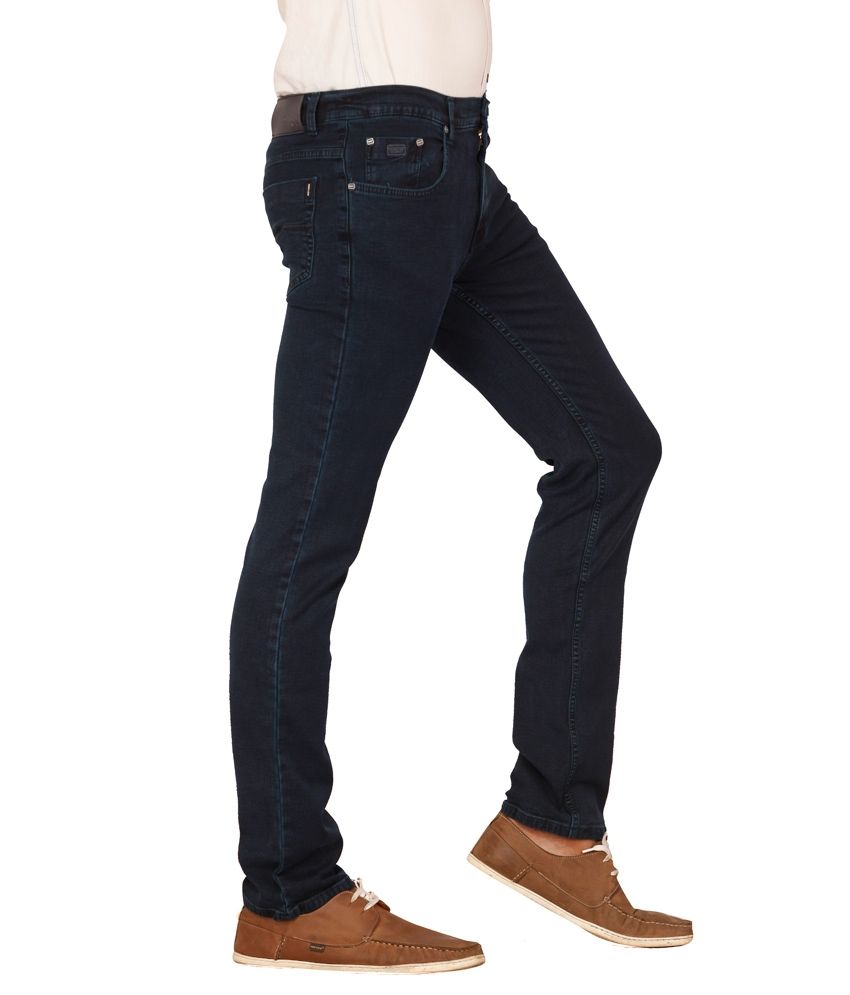 Scotlane Super Denim Basic Blue Lycra Jeans - Buy Scotlane Super Denim Basic Blue Lycra Jeans 