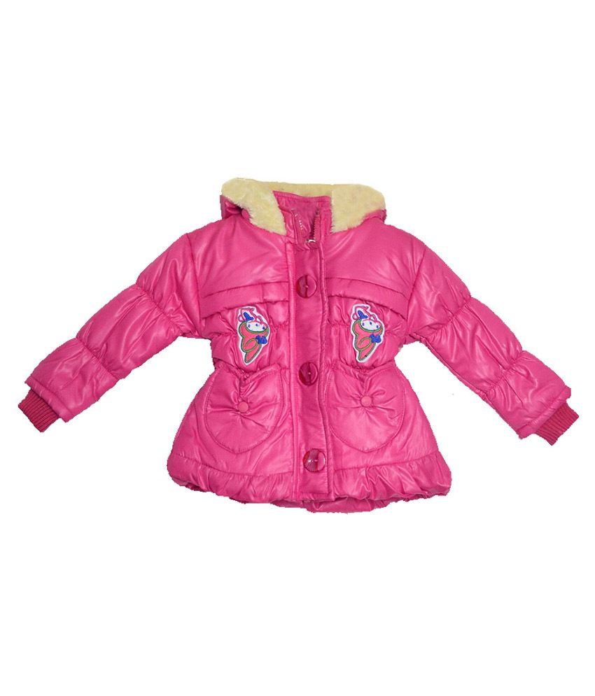 London Girl Dark Pink Hooded Jacket Buy London Girl Dark Pink Hooded Jacket Online At Low Price Snapdeal