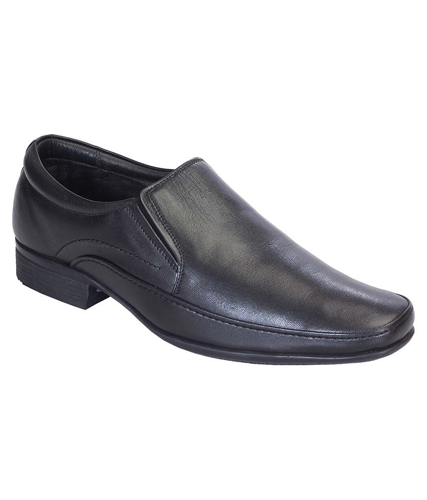Atlas Shoes Black Formal Shoes Price in India- Buy Atlas Shoes Black ...