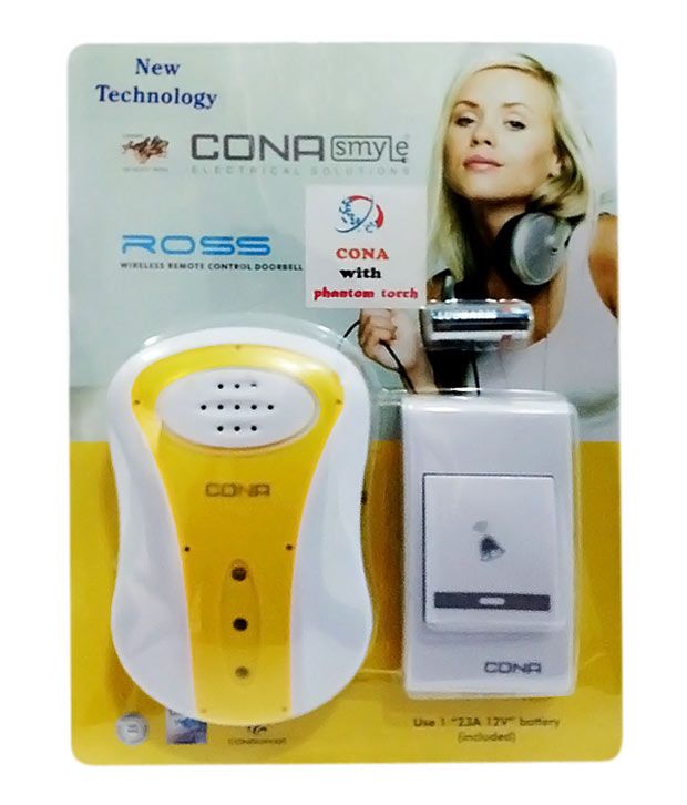 Buy Cona Pin Type Cordless Wireless Door Bell With Remote Calling