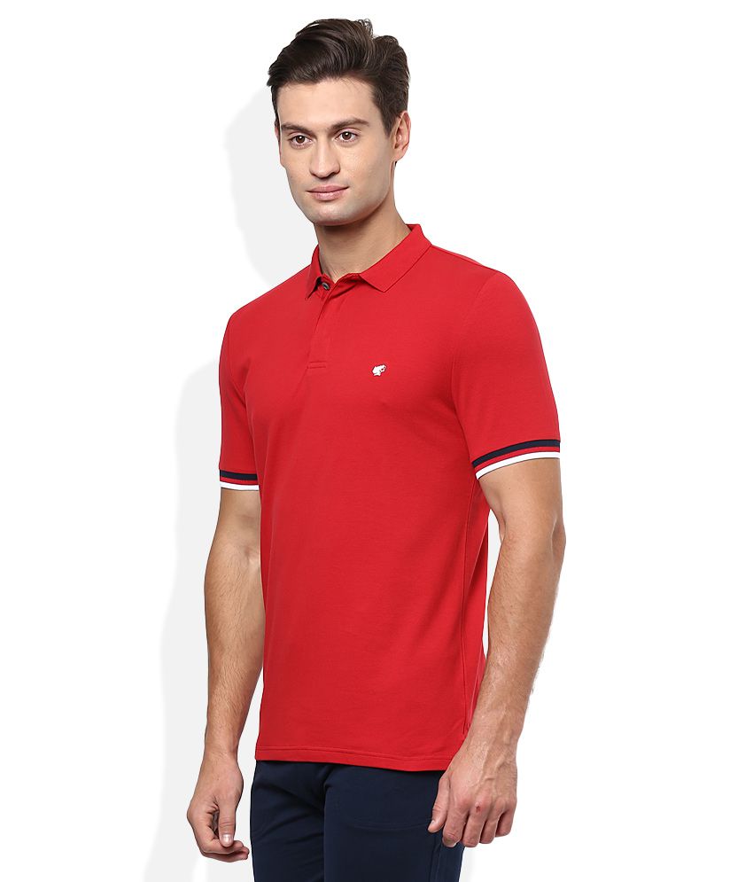 Giordano Red Solid Polo T Shirt - Buy Giordano Red Solid Polo T Shirt ...