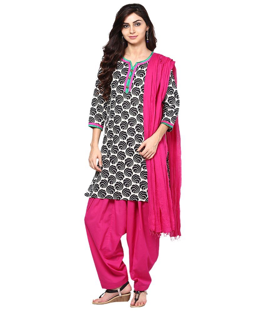 Jaipur Kurti Cotton Kurti With Patiala - Stitched Suit - Buy Jaipur ...