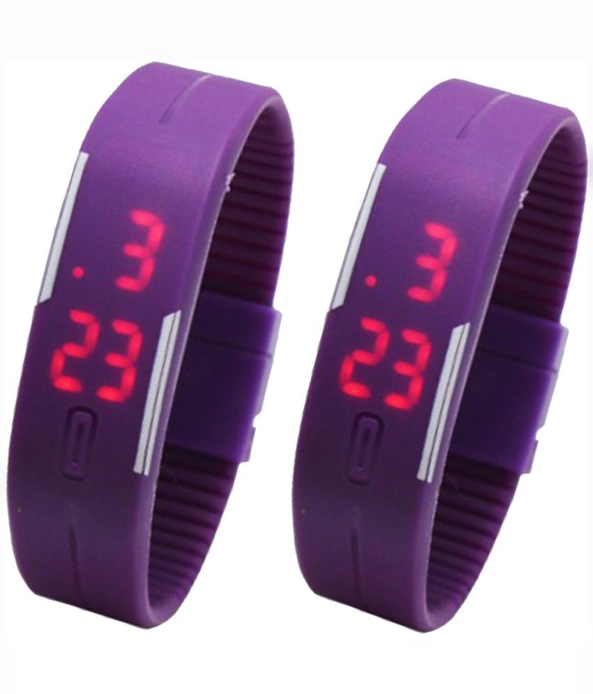 DSC Purple Rectangular Digital Watches Price in India Buy DSC Purple