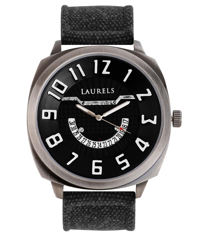     			Laurels Hugo Series Men's Watch (Lo-Hg-102)-Black
