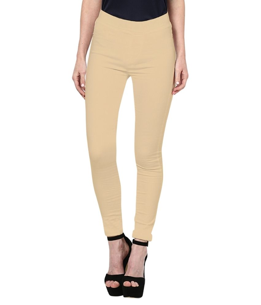 beige leggings zara