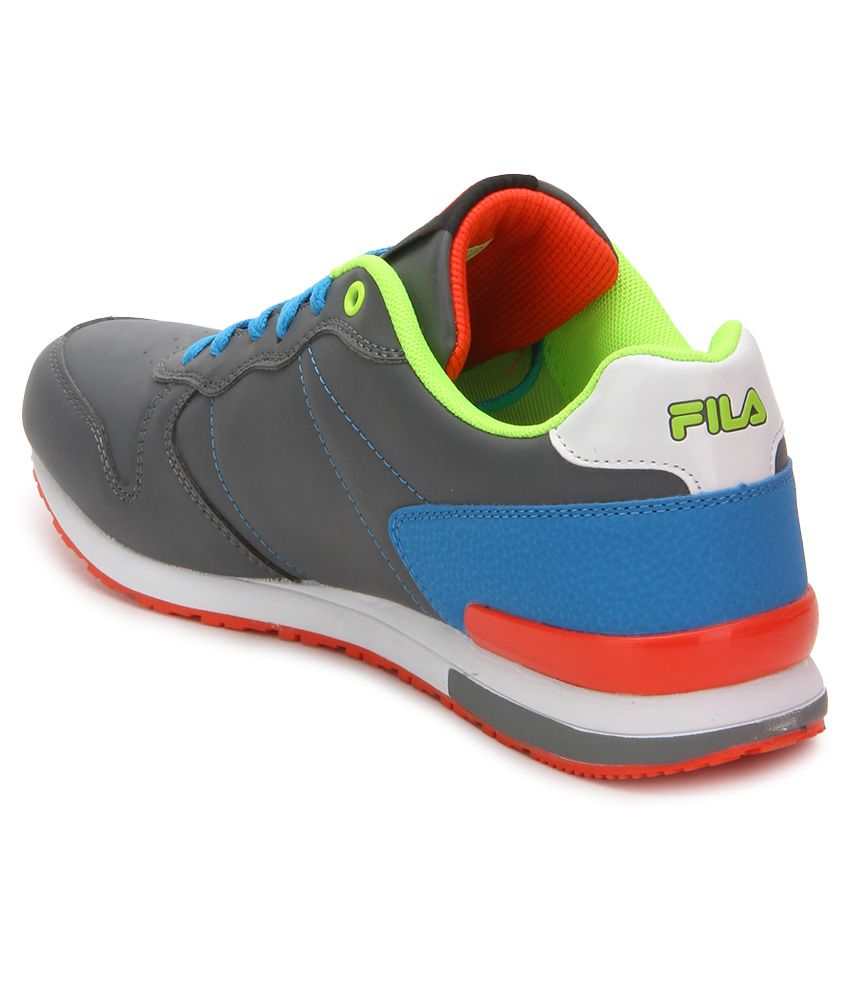 fila gray shoes