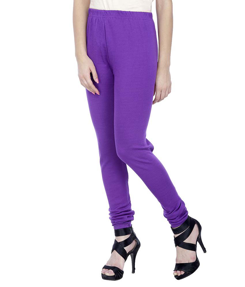 Trendline Purple Woolen Leggings Price in India - Buy Trendline Purple ...