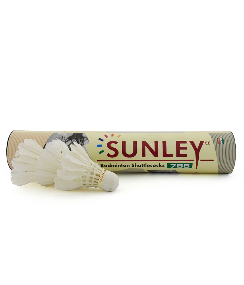 Sunley 786 Badminton Feather Shuttlecock Pack of 10pcs