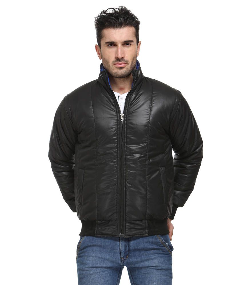 TSX Combo of Black Full Sleeves Quilted & Bomber Jacket With Polo T ...