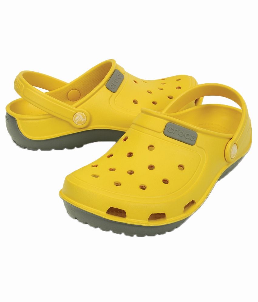 crocs for men yellow