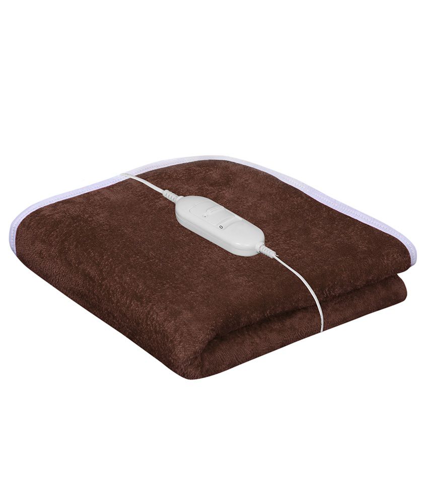     			Paisa Worth Brown Polyester Electric Bed Warmer