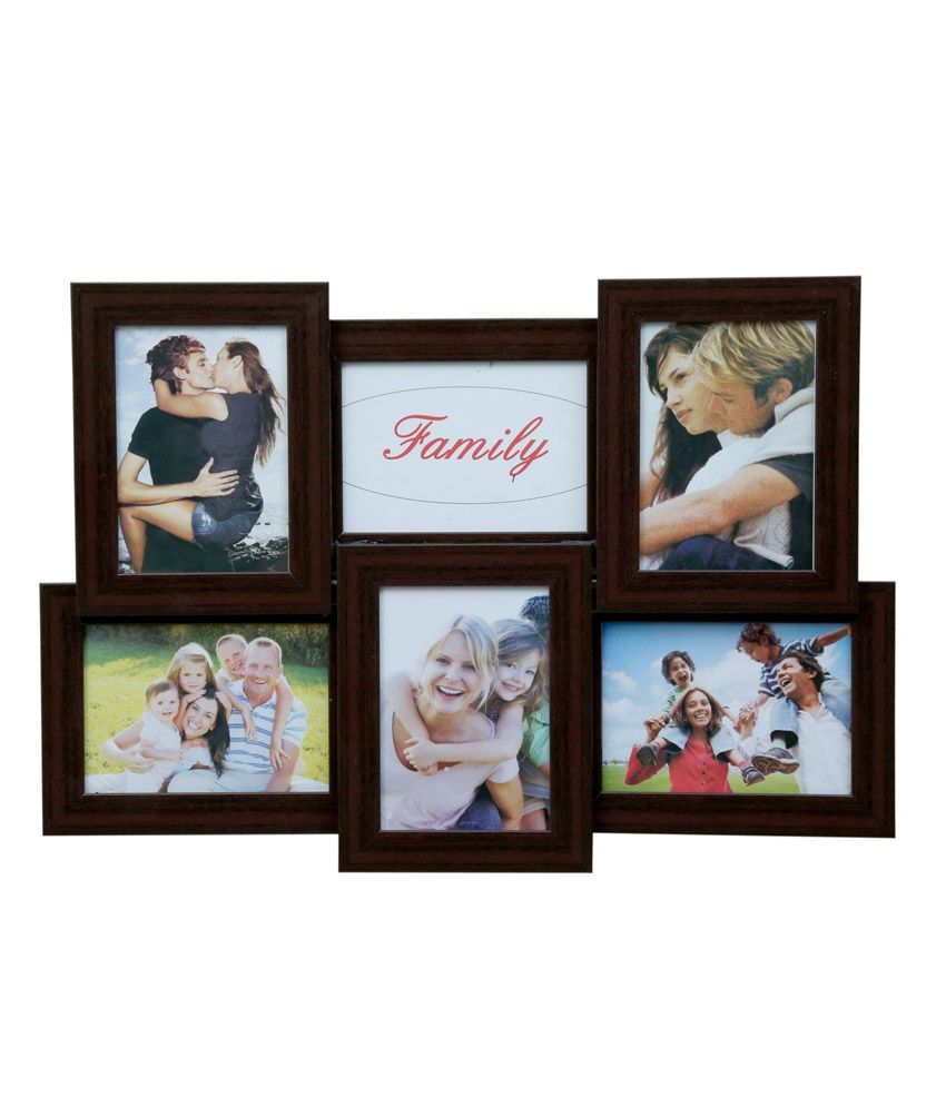 Truce Brown 6-In-1 Photo Frame 