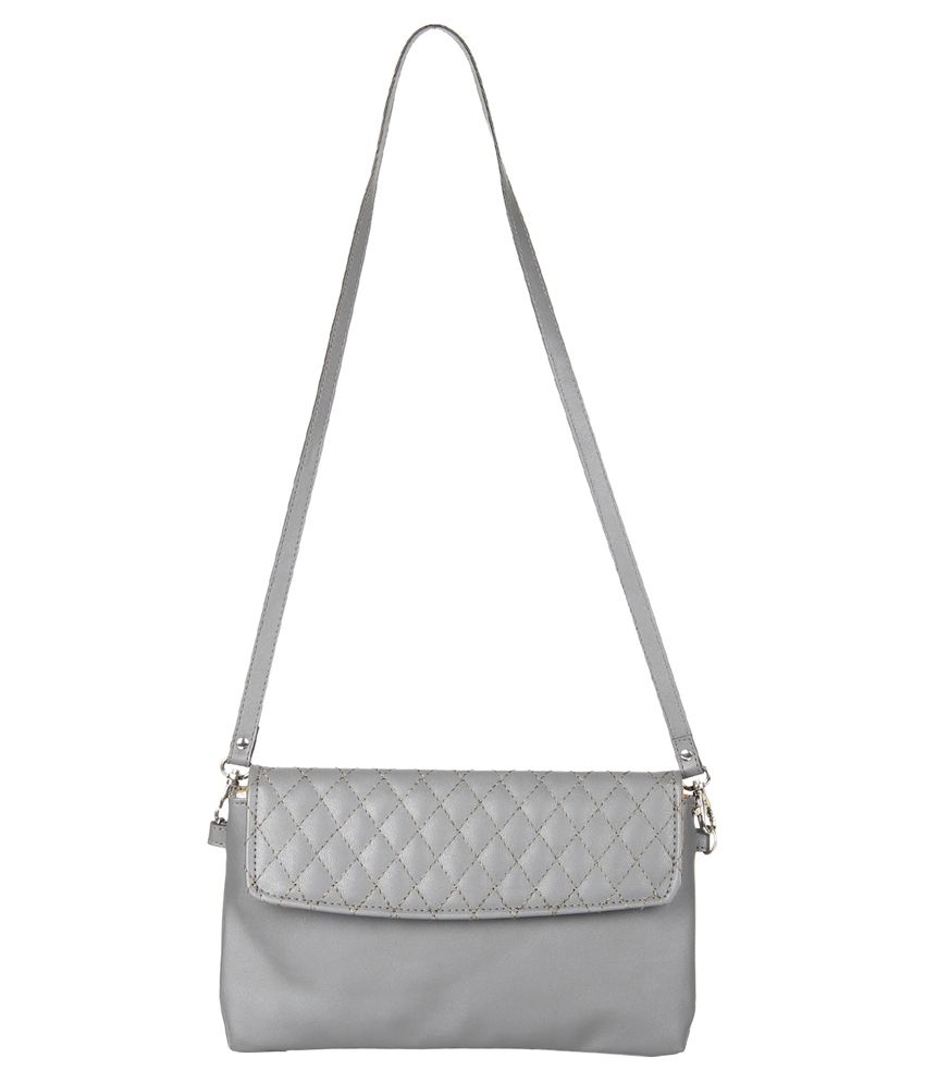 grey sling bag