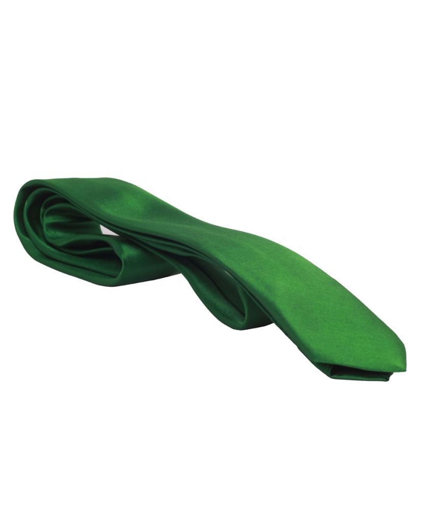 green satin tie top