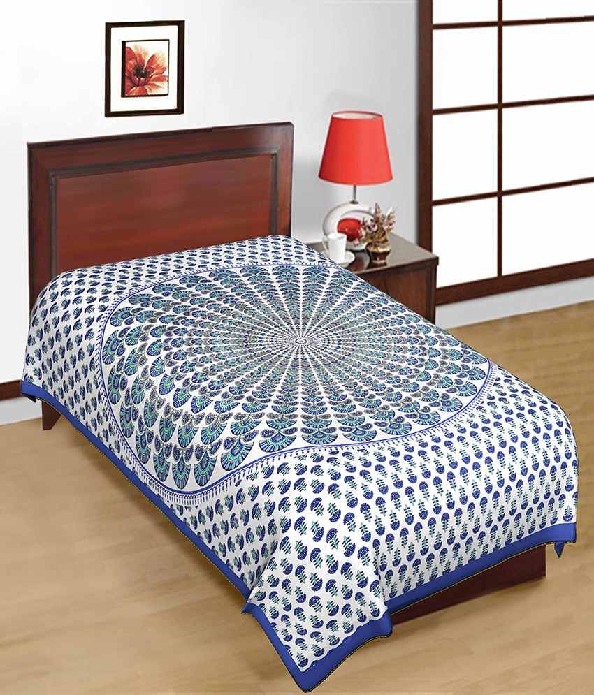 UniqChoice Combo Of 3 Jaipuri Cotton Single Bed Sheet Buy UniqChoice