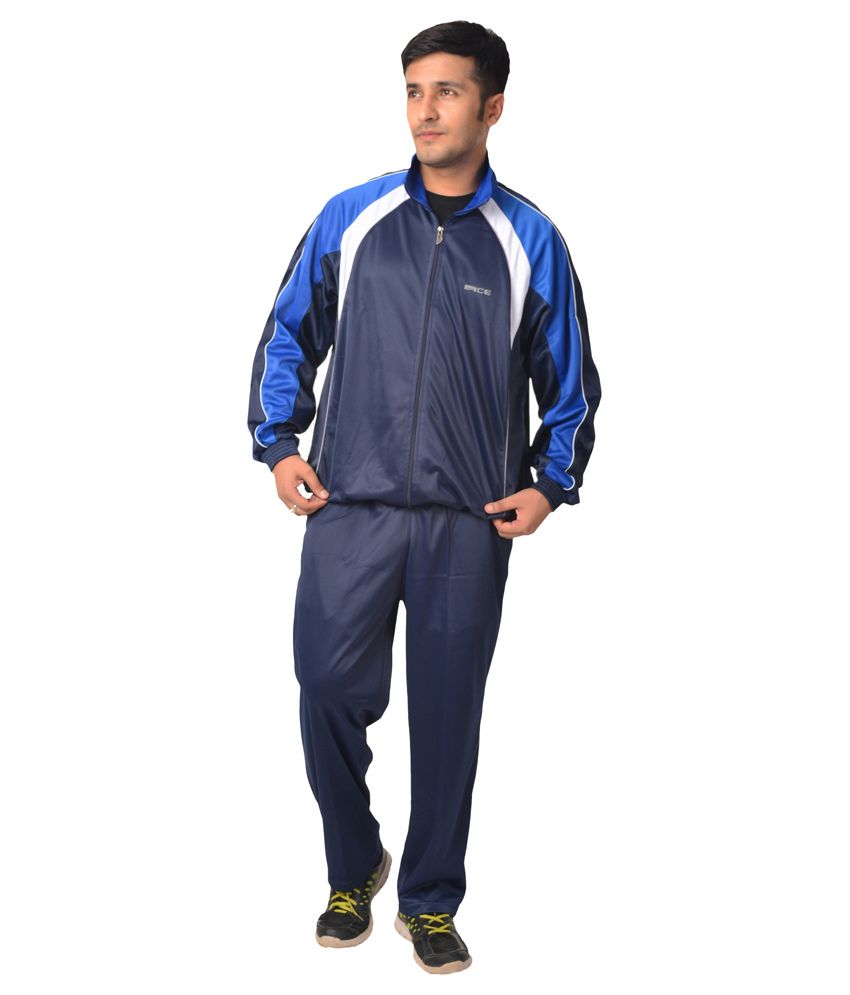 blue tech tracksuit