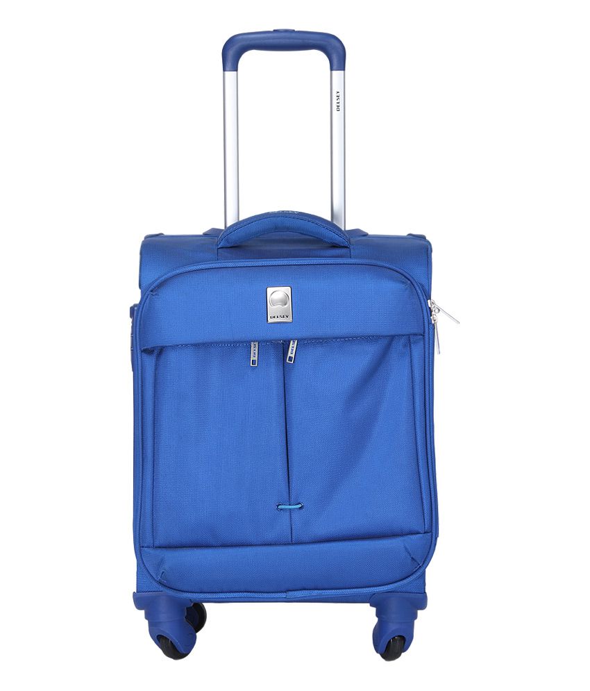 Delsey Flight Blue 4 Wheel Soft Luggage-Size22 Inch - Buy Delsey Flight ...