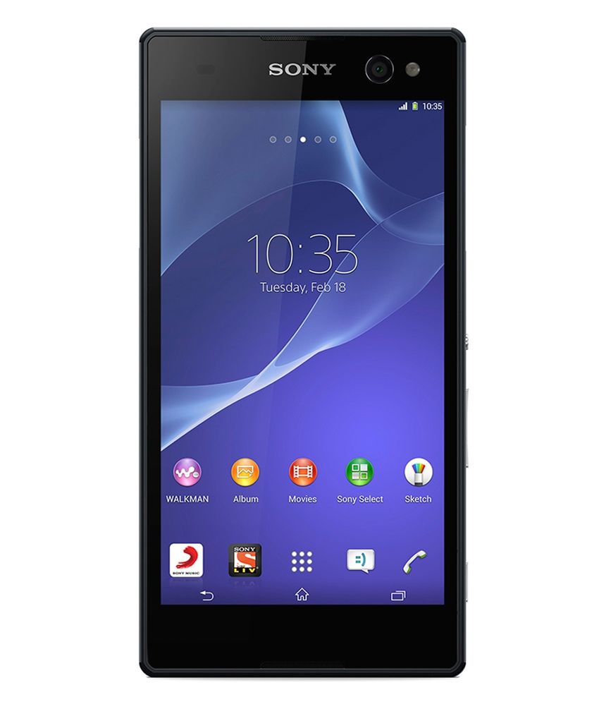 Sony Xperia C3 Buy Sony Xperia C3 Dual 8GB Black Online At Best